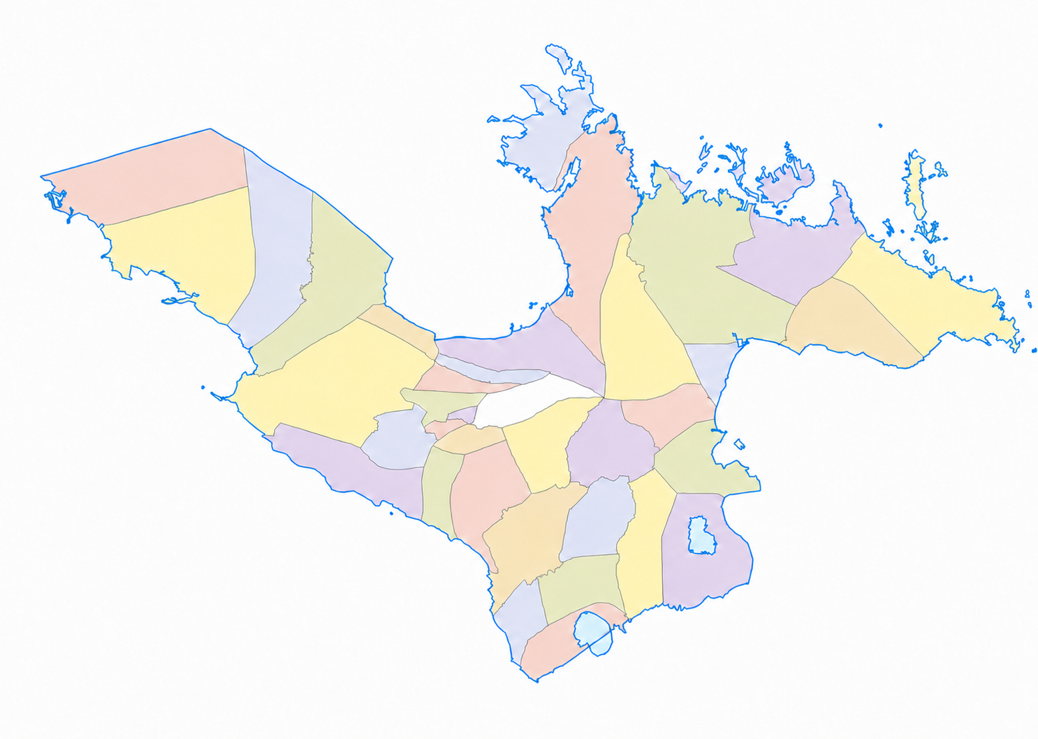 Banco San Jose office and branches map