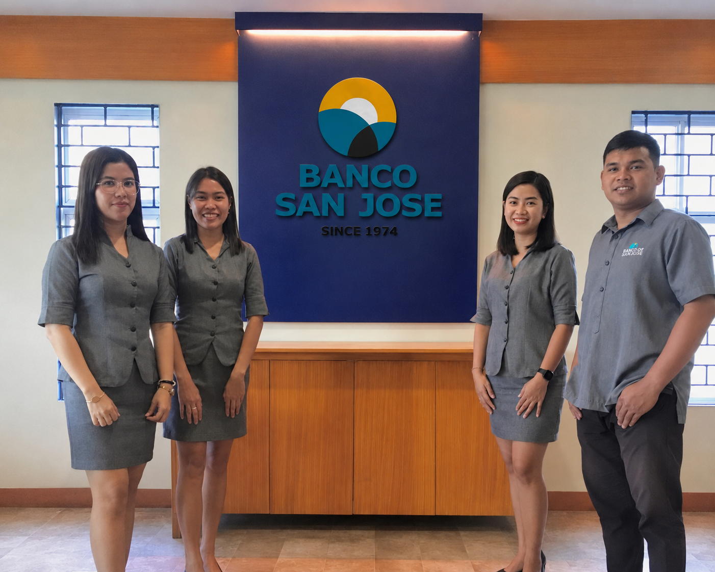 Banco San Jose Head Office team members